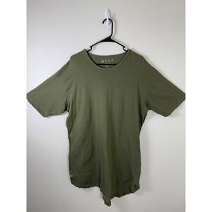 BYLT Basics T-Shirt Crew Neck Short Sleeve Olive Green Casual Tee XL